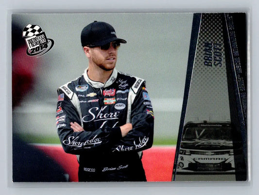 2014 Press Pass #54 Brian Scott Richard Childress Racing - Racing Card Single