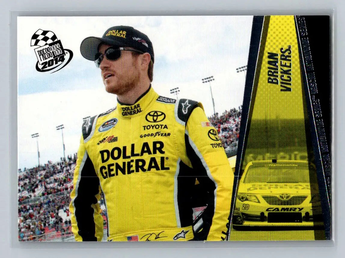 2014 Press Pass #57 Brian Vickers Joe Gibbs Racing - Racing Card Single