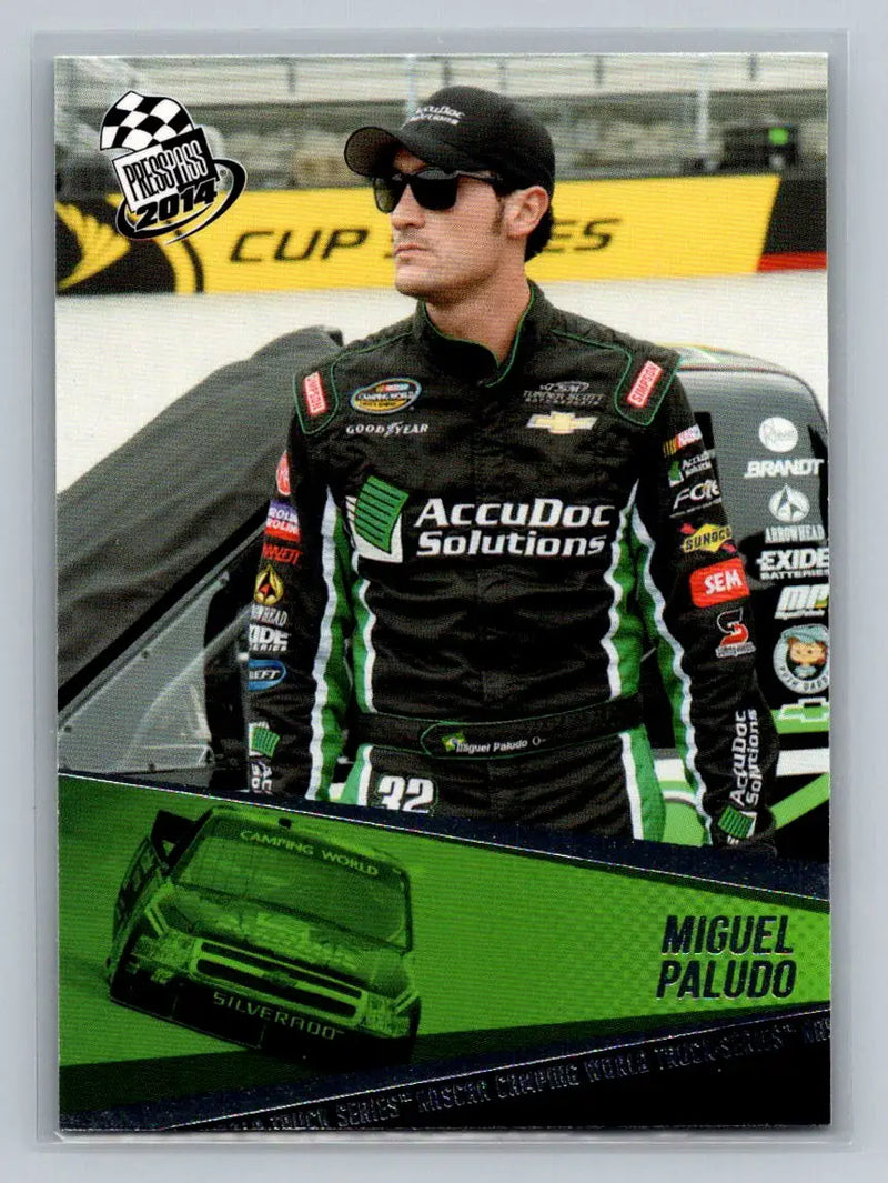 2014 Press Pass #65 Miguel Paludo Turner Scott Motorsports - Racing Card Single