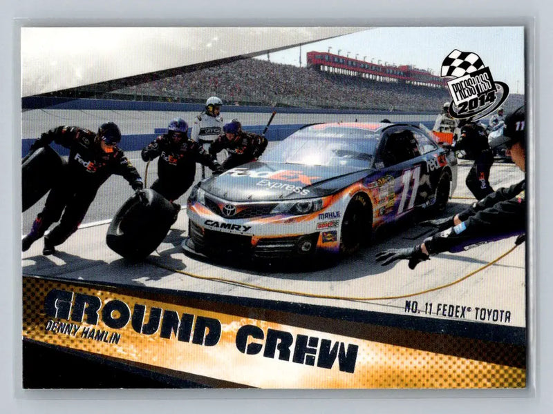 2014 Press Pass #73 Denny Hamlin Joe Gibbs Racing - Racing Card Single