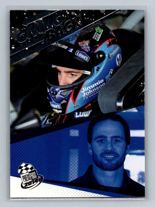 2014 Press Pass #76 Jimmie Johnson Hendrick Motorsports - Racing Card Single