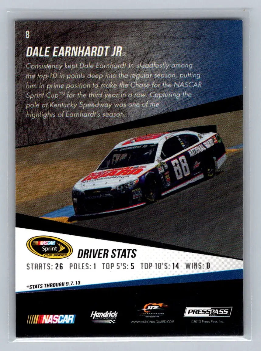2014 Press Pass #8 Dale Earnhardt Jr. Hendrick Motorsports - Racing Card Single