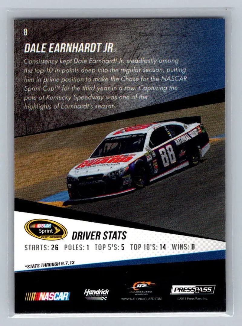 2014 Press Pass #8 Dale Earnhardt Jr. Hendrick Motorsports - Racing Card Single