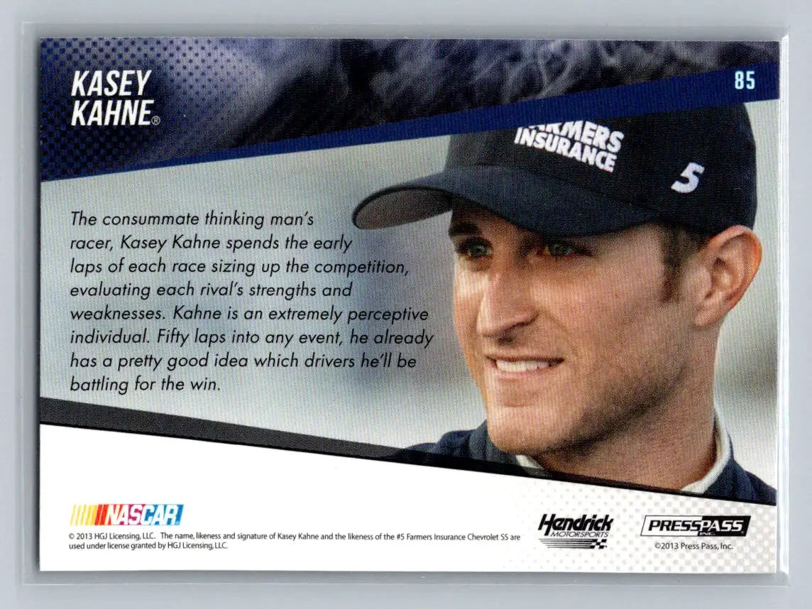 2014 Press Pass #85 Kasey Kahne Hendrick Motorsports - Racing Card Single