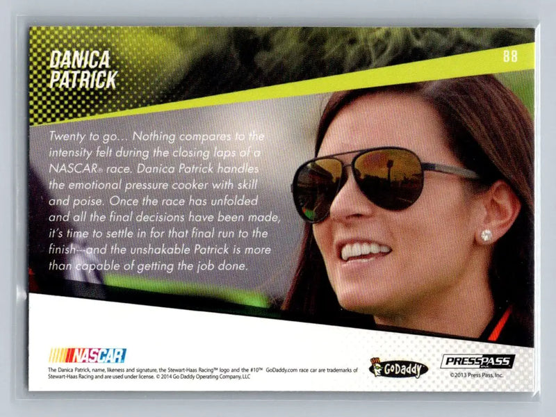 2014 Press Pass #88 Danica Patrick Stewart-Haas Racing - Racing Card Single