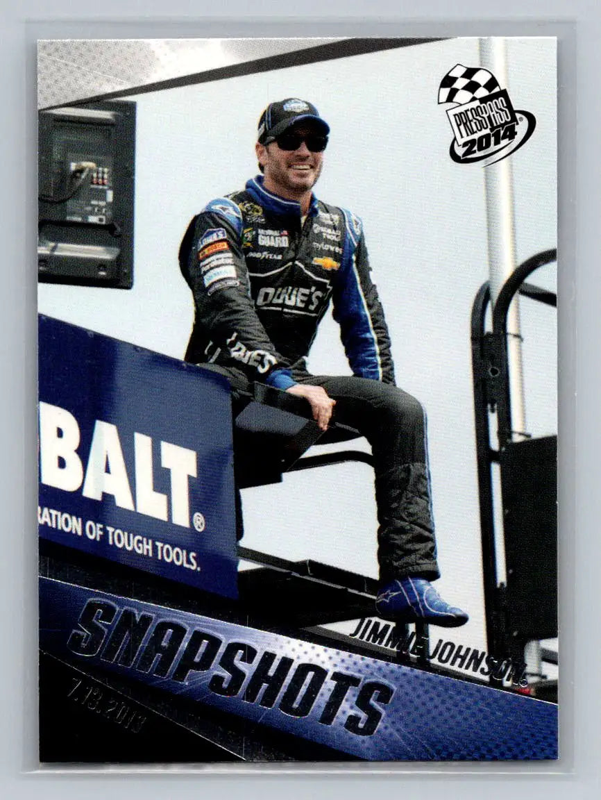 2014 Press Pass #93 Jimmie Johnson Hendrick Motorsports - Racing Card Single