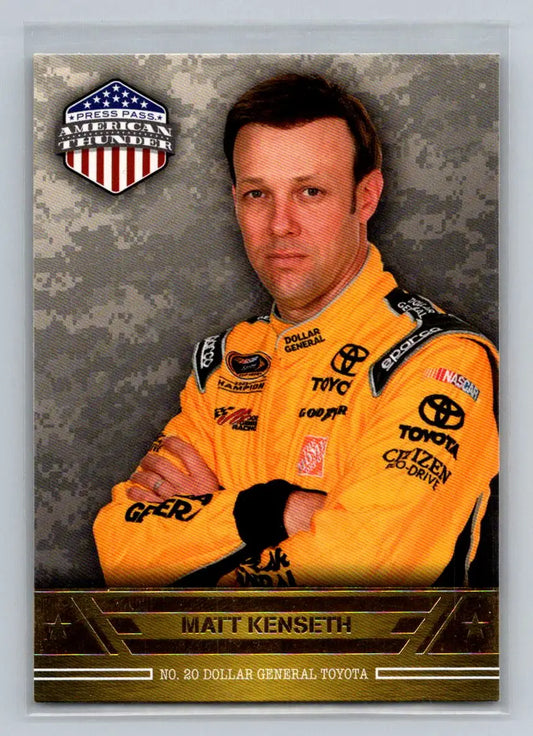2014 Press Pass American Thunder #20 Matt Kenseth Joe Gibbs Racing - Racing Card Single