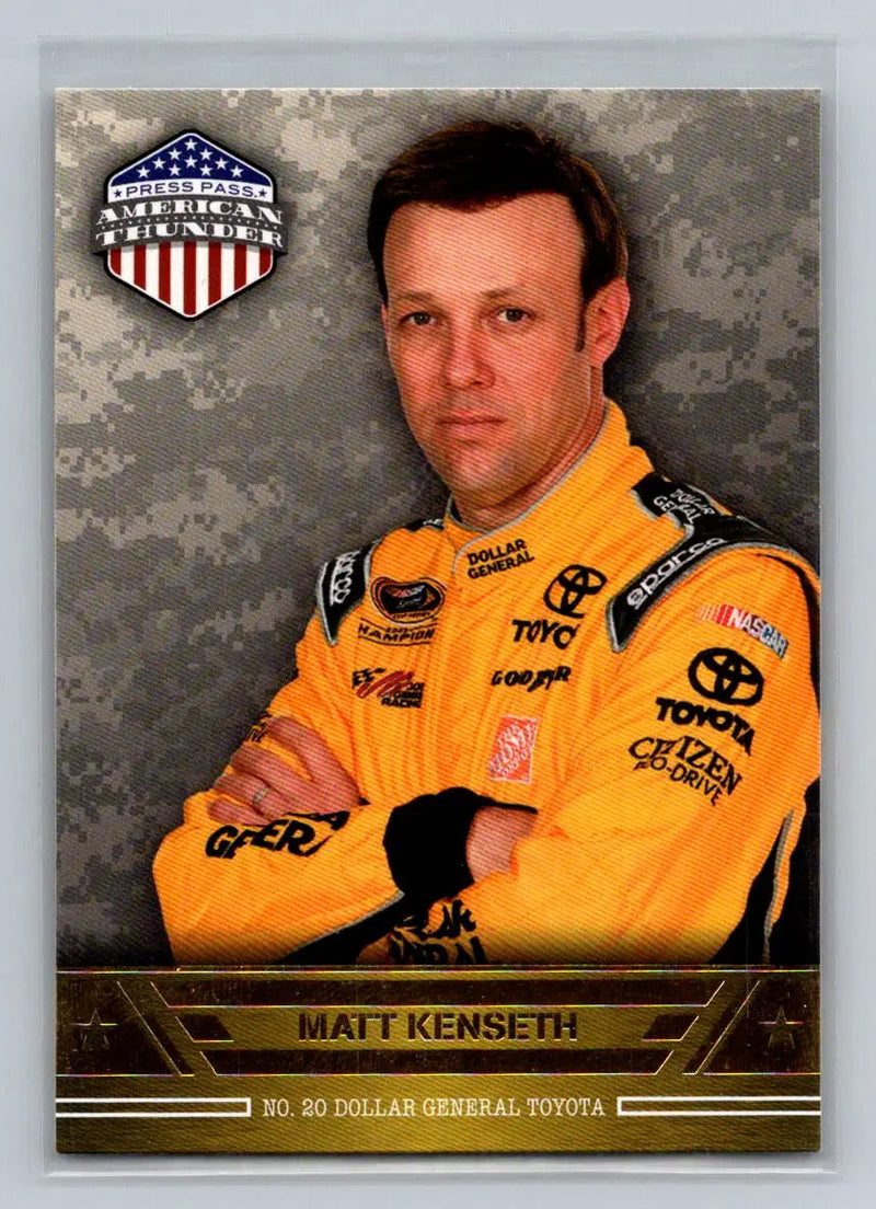 2014 Press Pass American Thunder #20 Matt Kenseth Joe Gibbs Racing - Racing Card Single