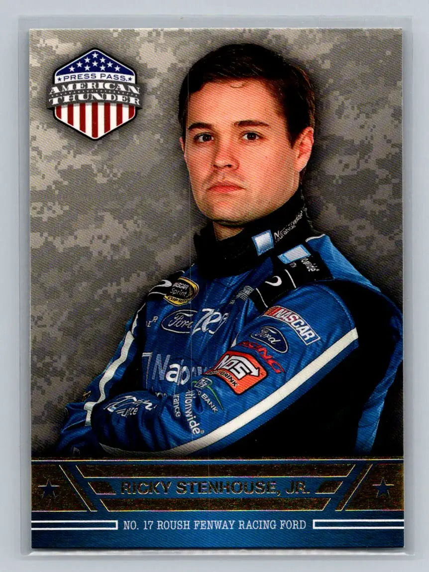 2014 Press Pass American Thunder #32 Ricky Stenhouse Jr. Roush Fenway Racing - Racing Card Single