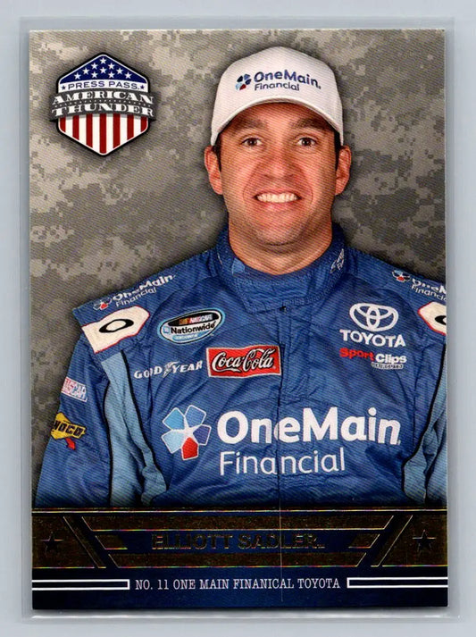 2014 Press Pass American Thunder #47 Elliott Sadler Joe Gibbs Racing - Racing Card Single