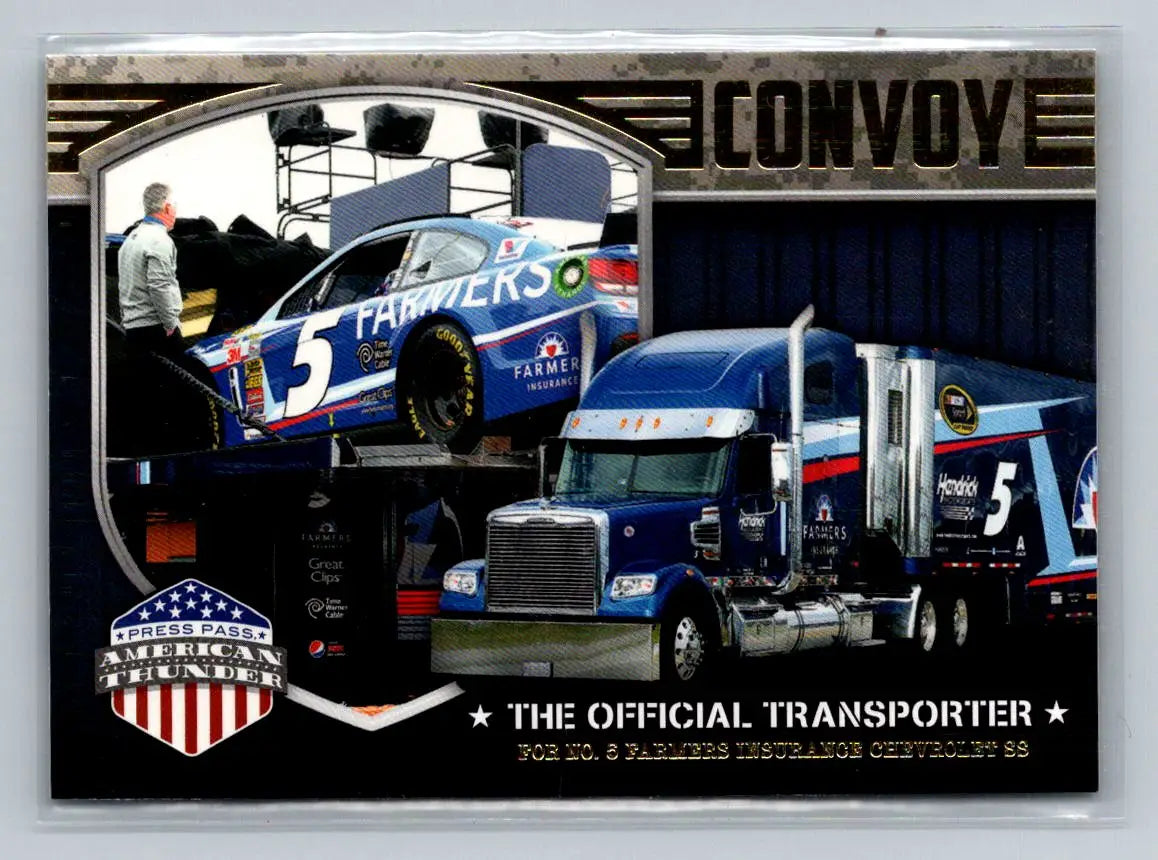 2014 Press Pass American Thunder #62 No. 5 Farmers Insurance Chevrolet - Racing Card Single