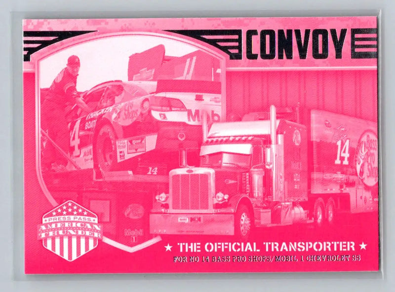 2014 Press Pass American Thunder #64 Bass Pro Shops/Mobil 1 Color Proof Magenta - Racing Card Single