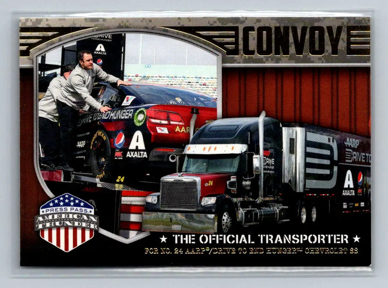 2014 Press Pass American Thunder #66 No. 24 AARP/Drive to End Hunger - Racing Card Single