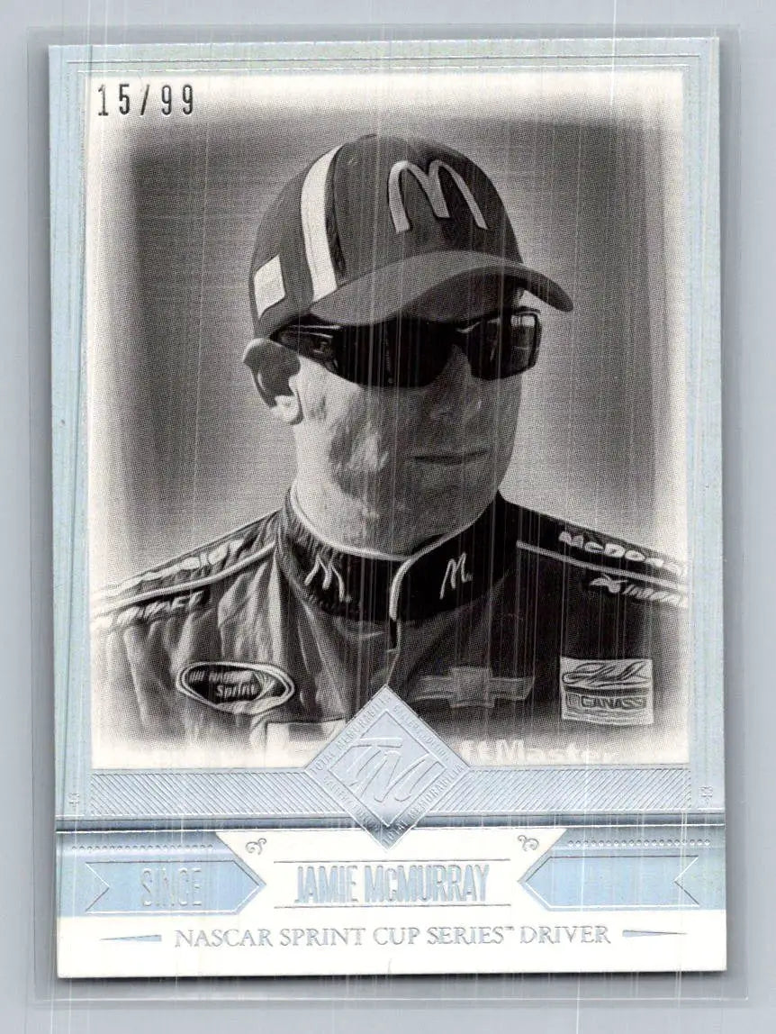 2014 Press Pass Total Memorabilia #19 Jamie McMurray Black and White #/99 - Racing Card Single