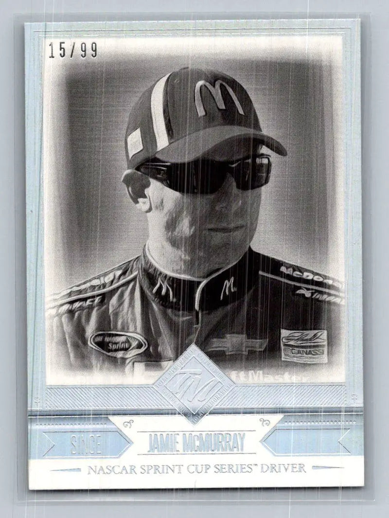 2014 Press Pass Total Memorabilia #19 Jamie McMurray Black and White #/99 - Racing Card Single