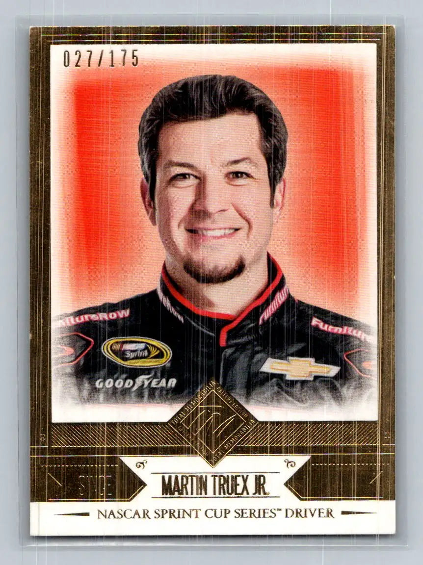 2014 Press Pass Total Memorabilia #27 Martin Truex Jr. Gold #/175 - Racing Card Single