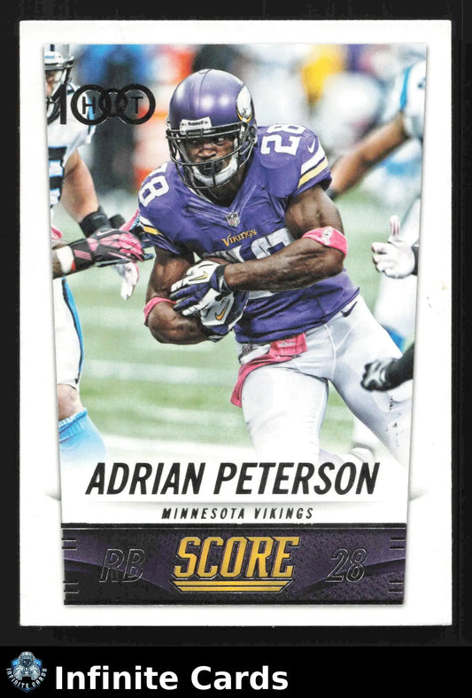 2014 Score ADRIAN PETERSON #232 Minnesota Vikings - Football Card Single
