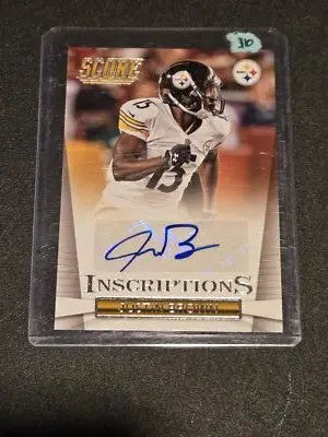 2014 Score #I-JB Justin Brown Inscriptions - Football Card Single