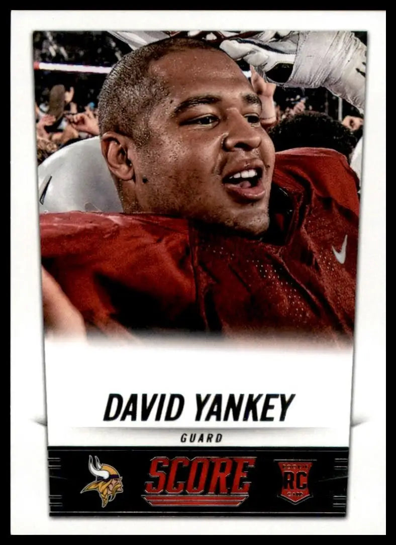 2014 Score - Rookie David Yankey #360 (RC) - Football Card Single