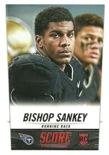 Original gloss of Bishop Sankey football card from 2014 Score Rookies Titans sports cards