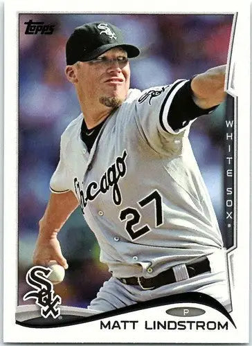 Original gloss Matt Lindstrom baseball card featuring White Sox team details