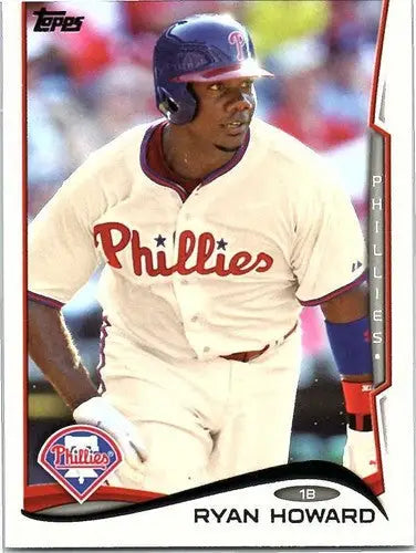 Baseball card featuring Ryan Howard of the Philadelphia Phillies with original gloss, Ryan Howard NM-MT