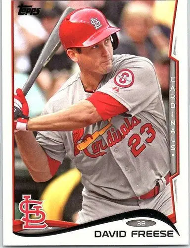 David Freese baseball card with original gloss from 2014 Topps NM-MT