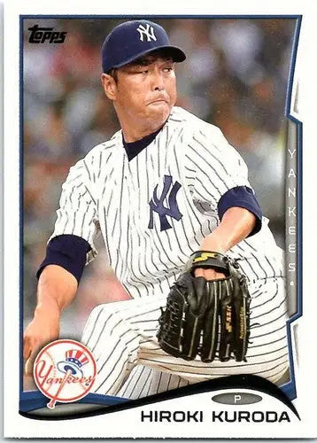 2014 Topps #116 Hiroki Kuroda NM-MT Yankees - Baseball Card Single