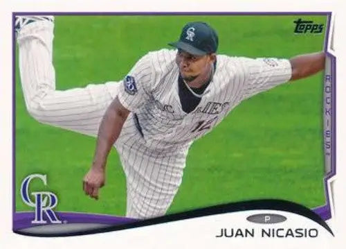 2014 Topps #13 Juan Nicasio NM-MT Rockies ID:72776 - Baseball Card Single
