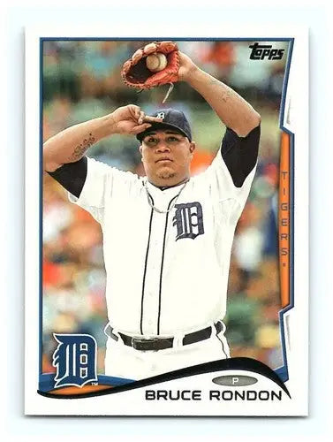 2014 Topps Bruce Rondon baseball card with original gloss, Bruce Rondon NM-MT Tigers