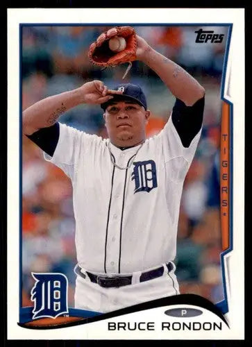 2014 Topps Bruce Rondon baseball card with original gloss NM-MT Tigers ID 72945
