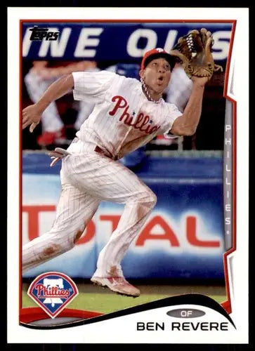 Original gloss Ben Revere baseball card 2014 Topps NM-MT Phillies ID:72922