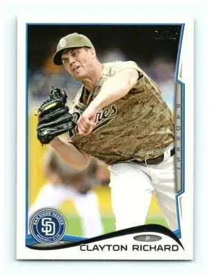 2014 Topps #186 Clayton Richard NM-MT Padres ID:5608 - Baseball Card Single