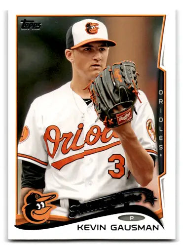 Kevin Gausman baseball card 2014 Topps #190 with original gloss and near mint Orioles