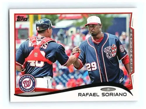 2014 Topps #233 Rafael Soriano NM-MT Nationals ID:18750 - Baseball Card Single
