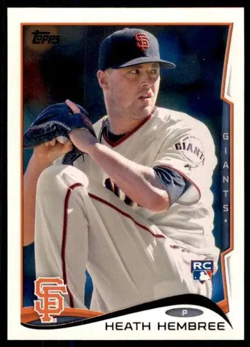 2014 Topps #249 Heath Hembree NM-MT RC Rookie Giants ID:72108 - Baseball Card Single