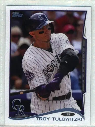 2014 Topps #25 Troy Tulowitzki NM-MT Rockies ID:57923 - Baseball Card Single