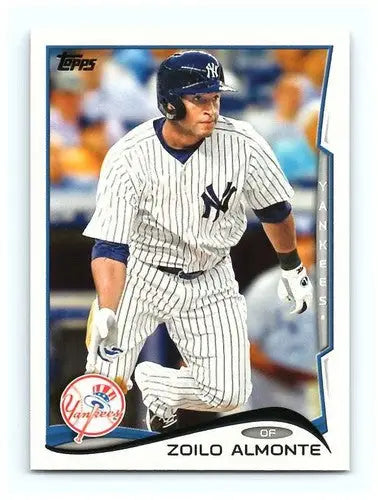 Zoilo Almonte baseball card with original gloss, NM-MT condition from 2014 Topps
