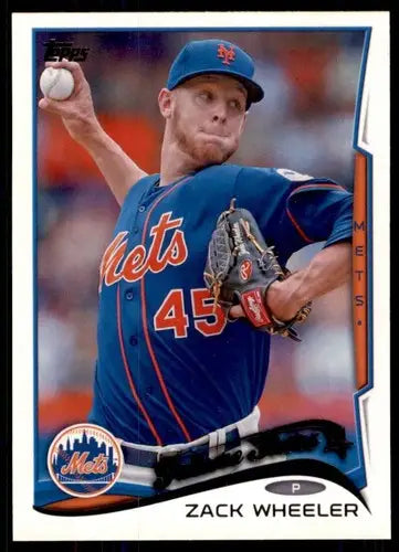 2014 Topps #266 Zack Wheeler NM-MT Mets ID:73305 - Baseball Card Single