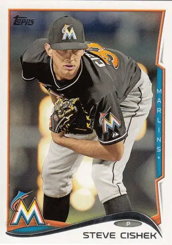 2014 Topps #305 Steve Cishek NM-MT Marlins ID:19351 - Baseball Card Single