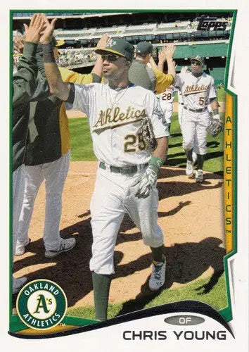 2014 Topps #311 Chris Young NM-MT Athletics - Baseball Card Single