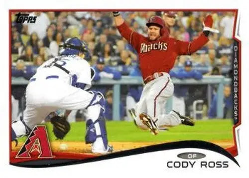 Original gloss Baseball trading card of Cody Ross from 2014 Topps #339 Diamondbacks