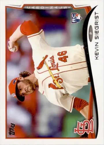 2014 Topps Kevin Siegrist Rookie Card Cardinals with original gloss