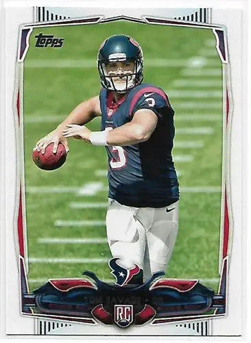 2014 Topps #347 Tom Savage NM-MT RC Rookie Texans - Football Card Single