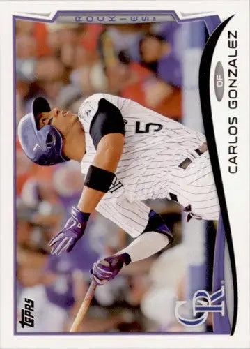 2014 Topps #350 Carlos Gonzalez NM-MT Rockies - Baseball Card Single