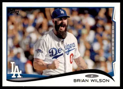2014 Topps #367 Brian Wilson NM-MT Dodgers ID:18897 - Baseball Card Single