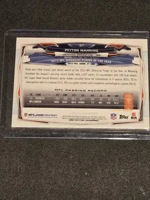 2014 Topps #37a Peyton Manning - Football Card Single