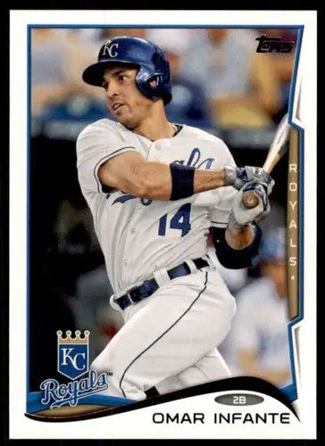 2014 Topps #433 Omar Infante NM-MT Royals ID:18796 - Baseball Card Single