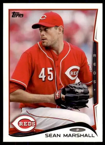 Sean Marshall baseball card with original gloss, 2014 Topps NM-MT Reds ID 18828