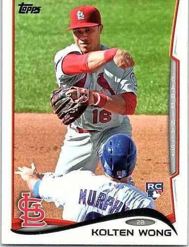 Kolten Wong baseball card rookie cardinals 2014 Topps original gloss NM-MT